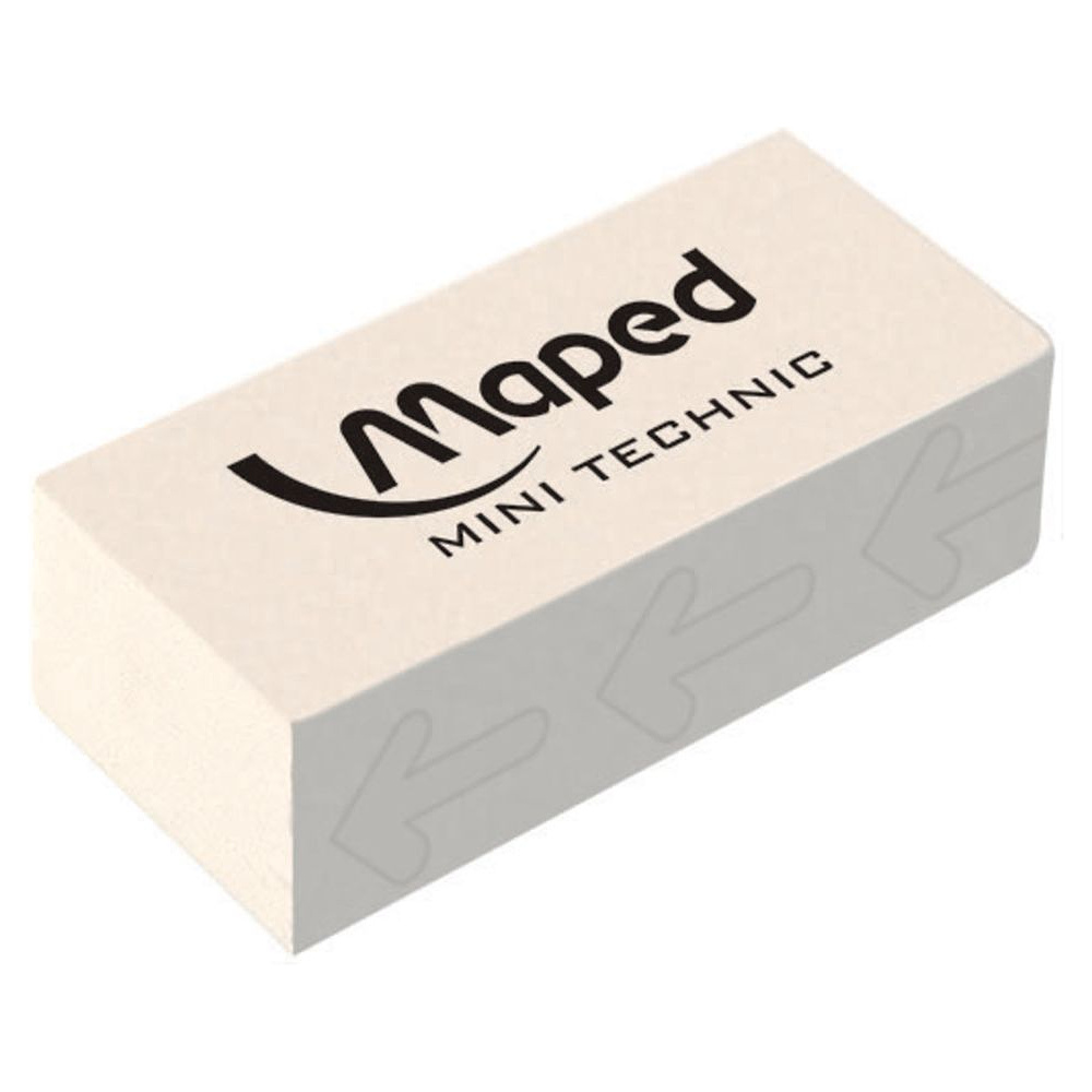 Ластик Maped "Technic 300", 3 шт, белый, блистер - 2