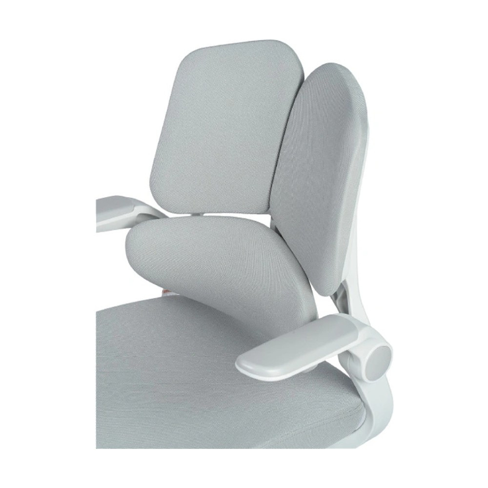 Кресло детское YOKA YC-10 Vally, сетчатая ткань, серый, пластик, белый - 7