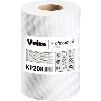 Полотенца бумажные с центральной вытяжкой  "Veiro Professional Comfort", 2 слоя