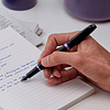 Ручка перьевая Parker "IM Vibrant Rings F315 Amethyst Purple PVD", F, черный, фиолетовый, патрон синий - 7