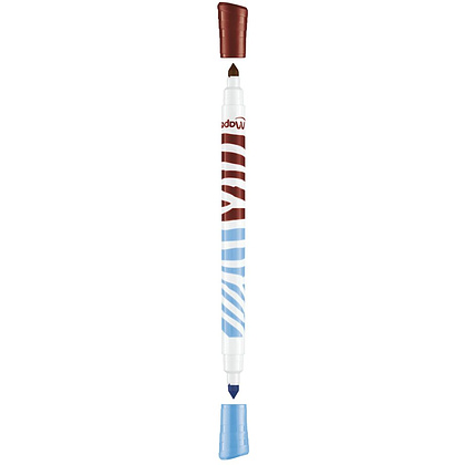 Фломастеры двухсторонние Maped "Duo Color Peps", 10 шт - 6