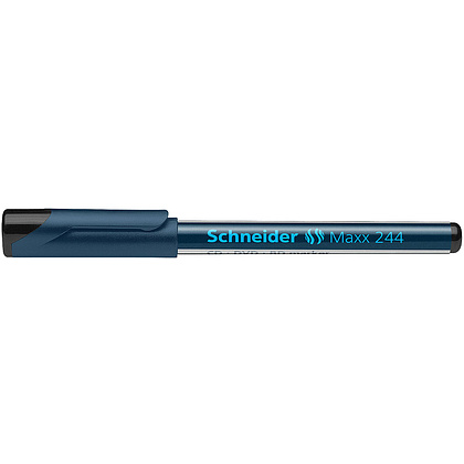 Маркер перманентный "Schneider Maxx 244", черный    - 3