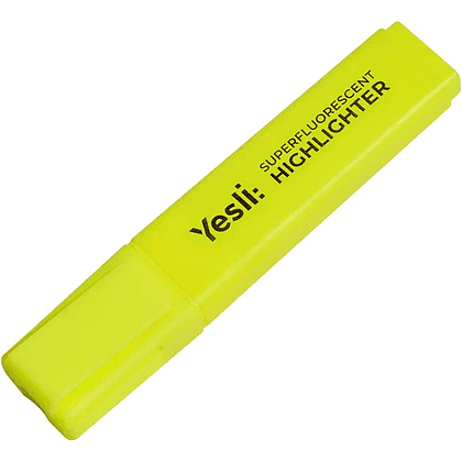 Маркер текстовый "Yesli:", желтый