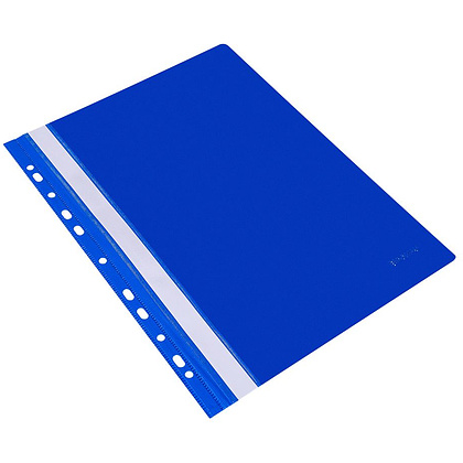 Папка-скоросшиватель с перфорацией "Donau", A4, синий