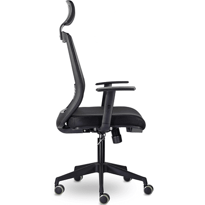 Кресло для руководителя "UTFC Гарвард СН-500", сетка, пластик, черный - 3