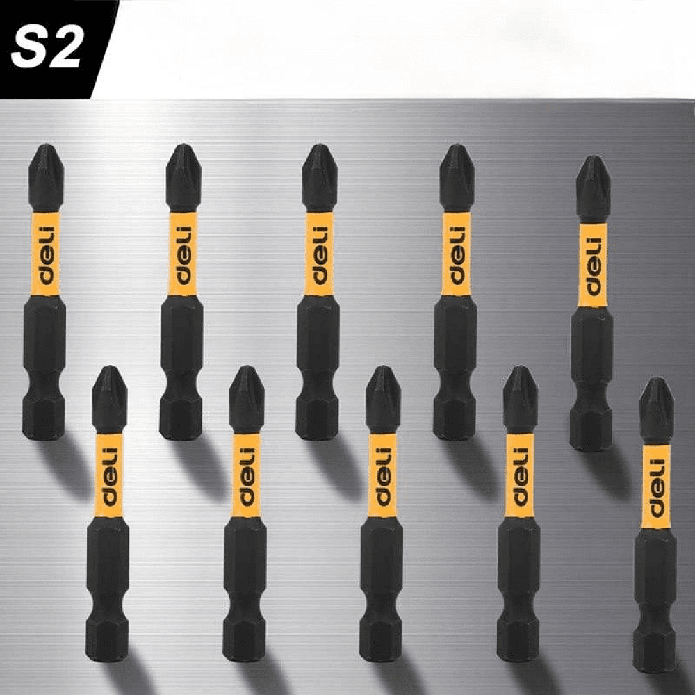 Бита Deli YS EDL251050, ударная, 10 шт., PH2 x 50 мм - 3