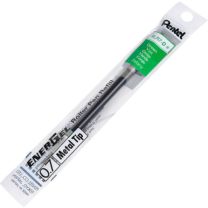 Стержень-роллер "Pentel EnerGel", 0.7 мм, 110 мм, зеленый - 2