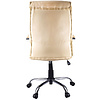 Кресло для руководителя Helmi "HL-E03 Accept", экокожа, металл, бежевая - 4