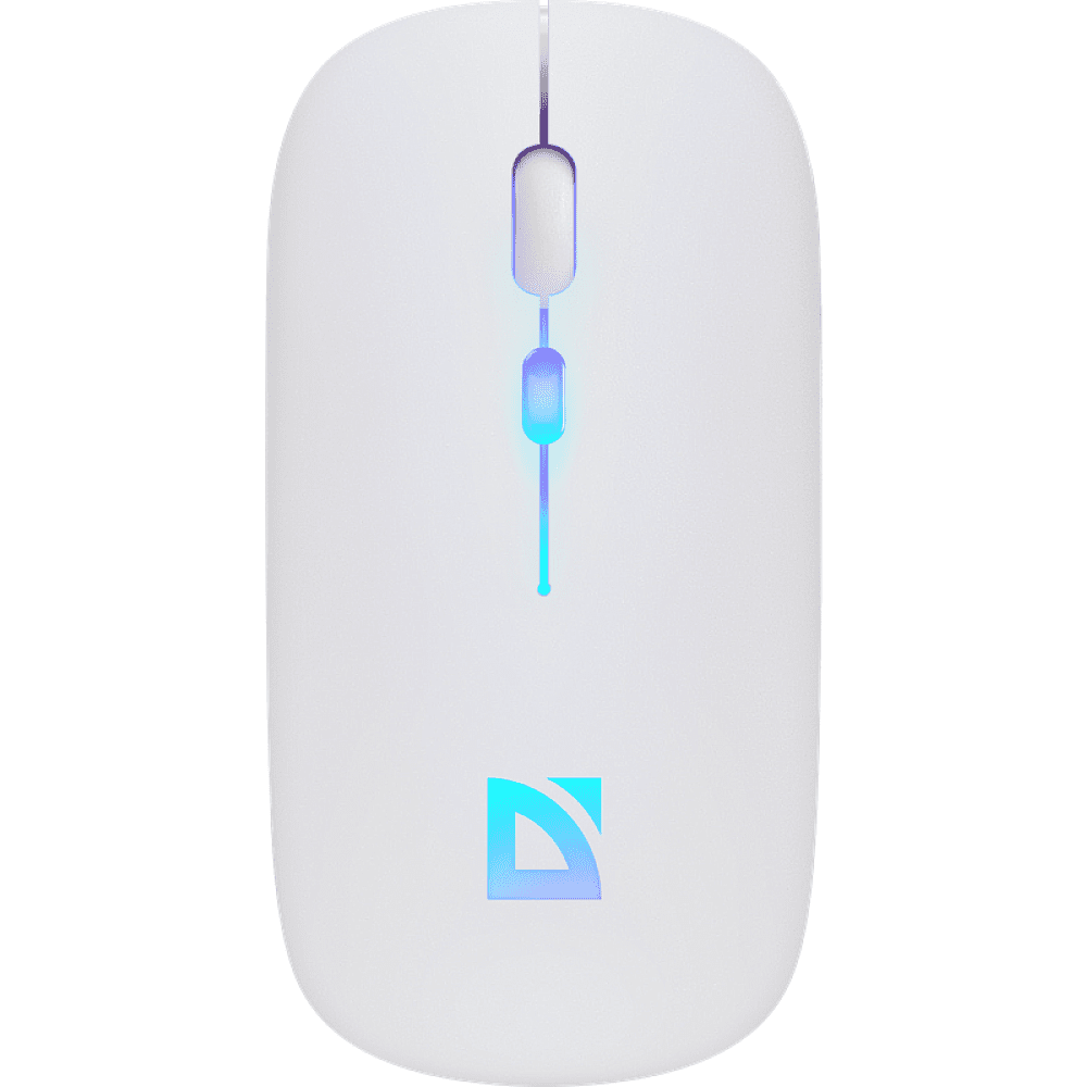 Мышь DEFENDER Touch MM-997, беспроводная, белый, 800-1600 dpi