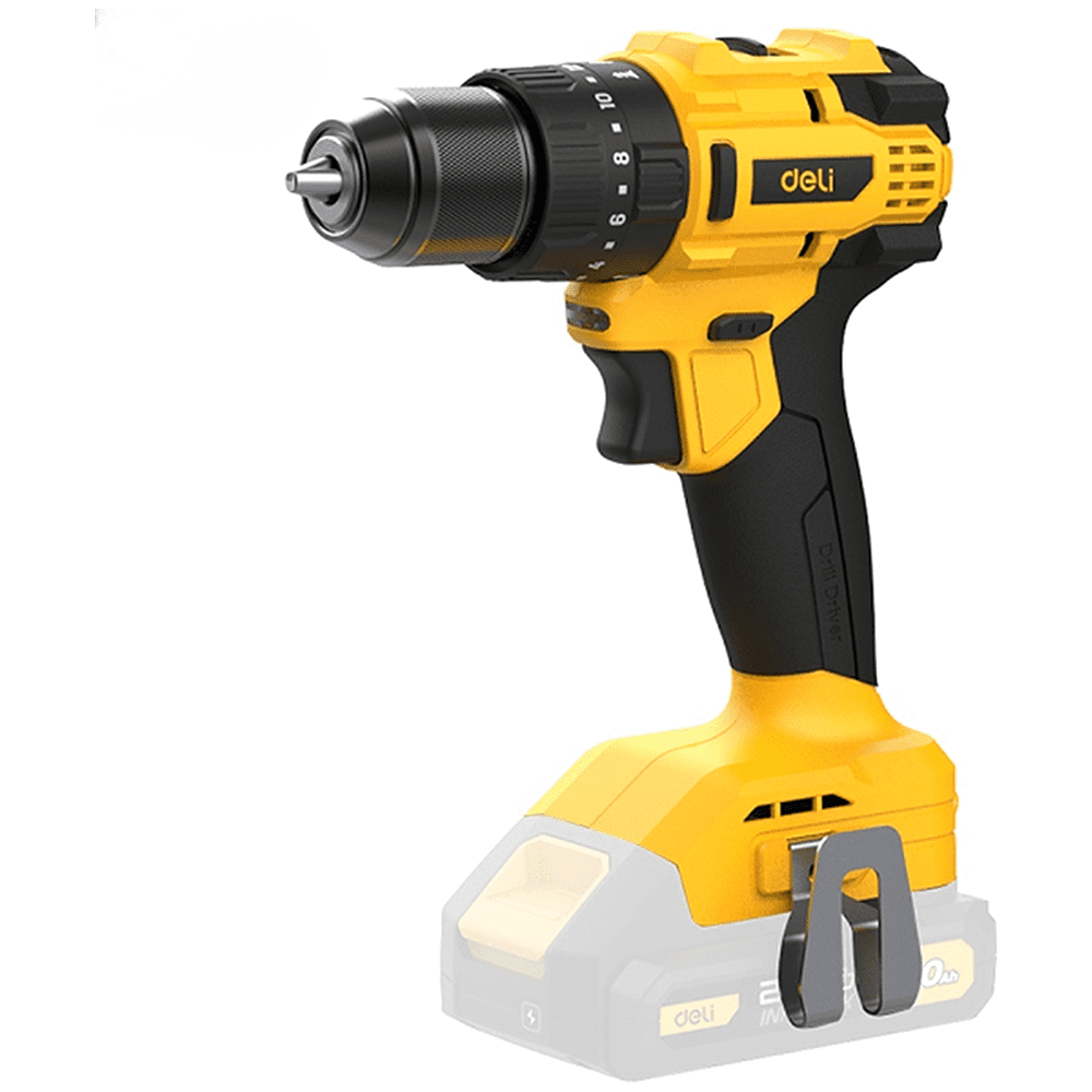 Аккумуляторная дрель-шуруповерт Deli YS DC150Z, 20 В, 50 Нм, без АКБ и З/У, коробка