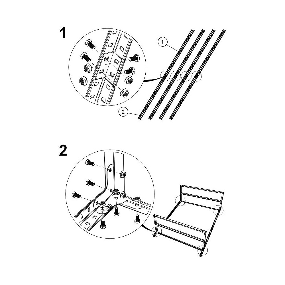 Стеллаж MS 200KD/100x60/4 (1950x1000x600) - 6