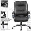 Кресло для руководителя BRABIX "Premium Strong HD-009", экокожа, металл, черный - 6