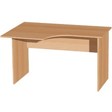 Коллекция Макси стол письменный М23-L, 1180х900х750 мм, бук