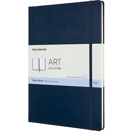 Блокнот для рисования "Art Sketchbook", А4, 210x297 мм, 48 л, синий сапфир