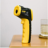 Термометр инфракрасный Deli YS EDL333380, -30-380℃, LCD дисплей, желтый, черный - 9