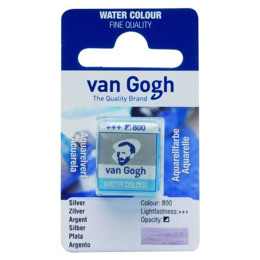 Краски акварельные "Van Gogh", 800 серебро, кювета