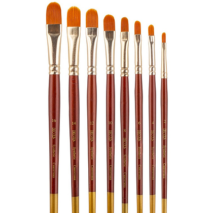 Кисть "Decola", синтетика, овальная, №10 - 6