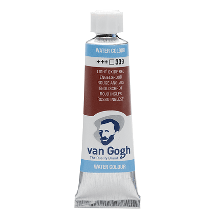Краски акварельные "Van Gogh", 339 окись красная светлая, 10 мл, туба