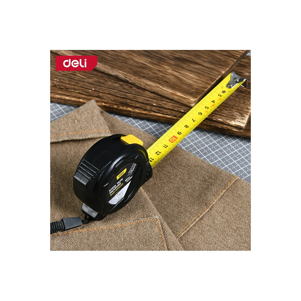 Рулетка Deli YS EDL9005P, 5 м х 19 мм, желтый, черный - 3