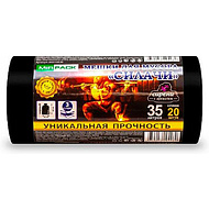 Мешки для мусора ПВД Mirpack 