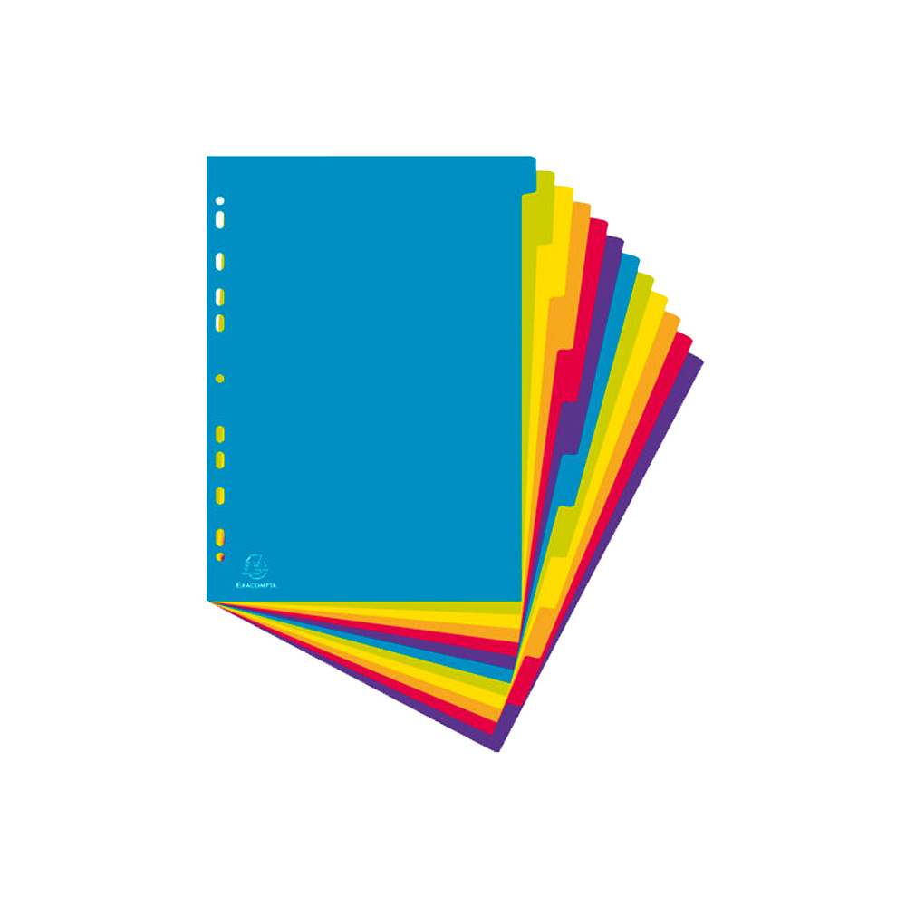 Разделитель на 12 делений, A4, ассорти - 3