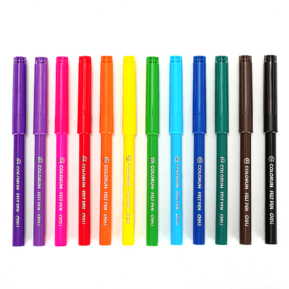 Фломастеры "ColoRun" 12 шт - 2