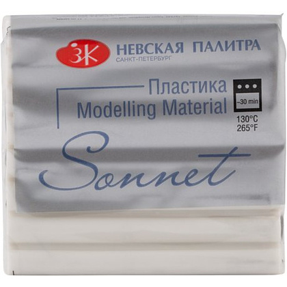 Пластика "Сонет", 56 гр., белый