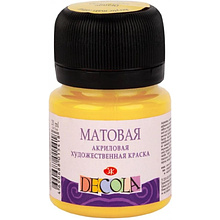 Краска акриловая матовая "Декола", 20 мл., банка