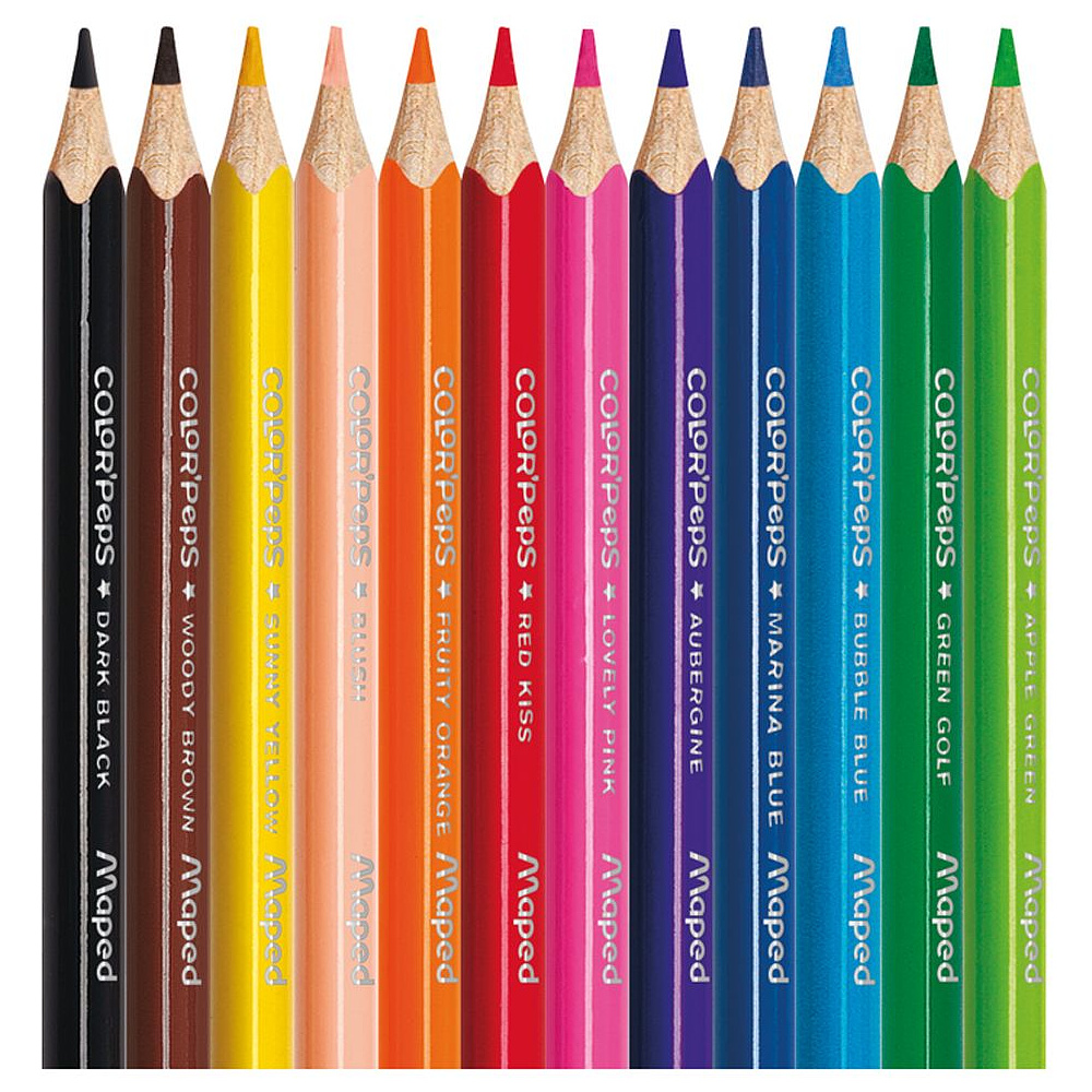 Цветные карандаши Maped "Color Peps" мини, 12 цветов - 2