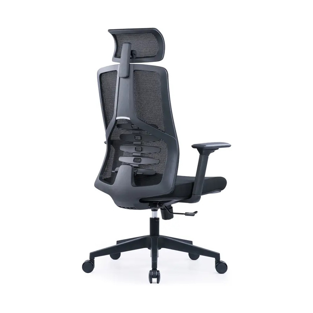 Кресло для руководителя SitZone CH-359A сетка/ткань, черный - 4