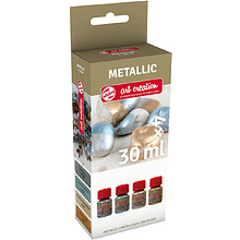 Набор красок декоративных "METALLIC" дополнительный