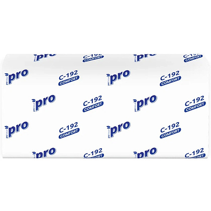 Полотенца бумажные  PROtissue V - сложение 200 листов, 2 слоя, 100% целлюлоза