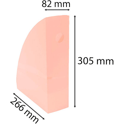 Модуль для бумаги вертикальный "Aquarel", коралловый - 4