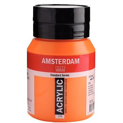 Краски акриловые "Amsterdam", 276 оранжевый AZO, 500 мл