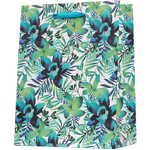 Пакет бумажный подарочный "Цветы"