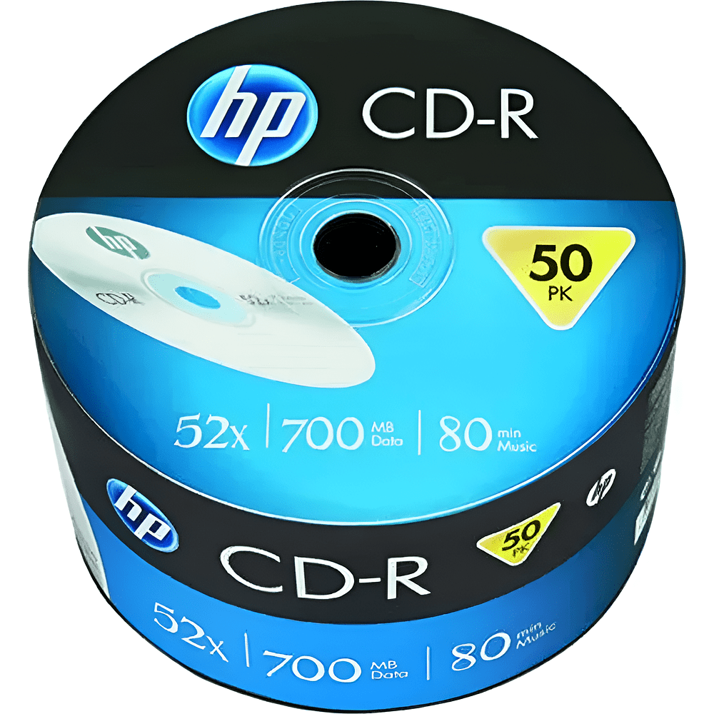 Диск CD-R HP, 700 Мб, 50 шт, CRE00070-3 