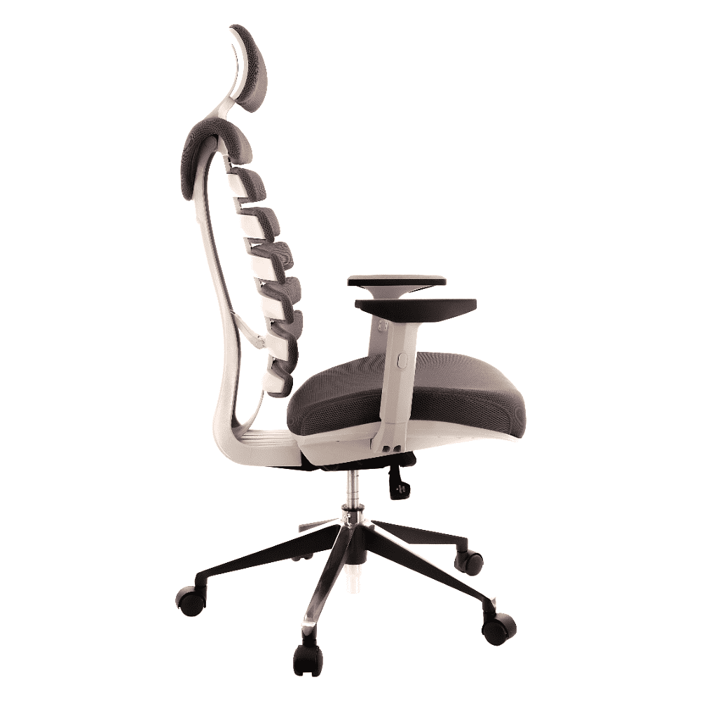 Кресло для руководителя EVERPROF "Ergo", ткань, алюминий, серый - 3