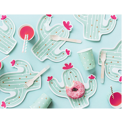 Стакан бумажный "Кактус", 6 шт, 220 мл - 3