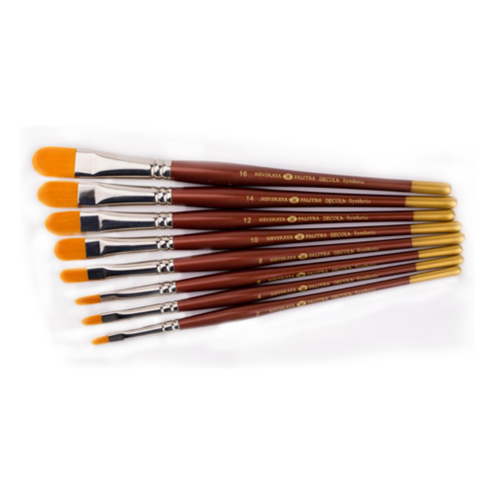 Кисть "Decola", синтетика, овальная, №4 - 4