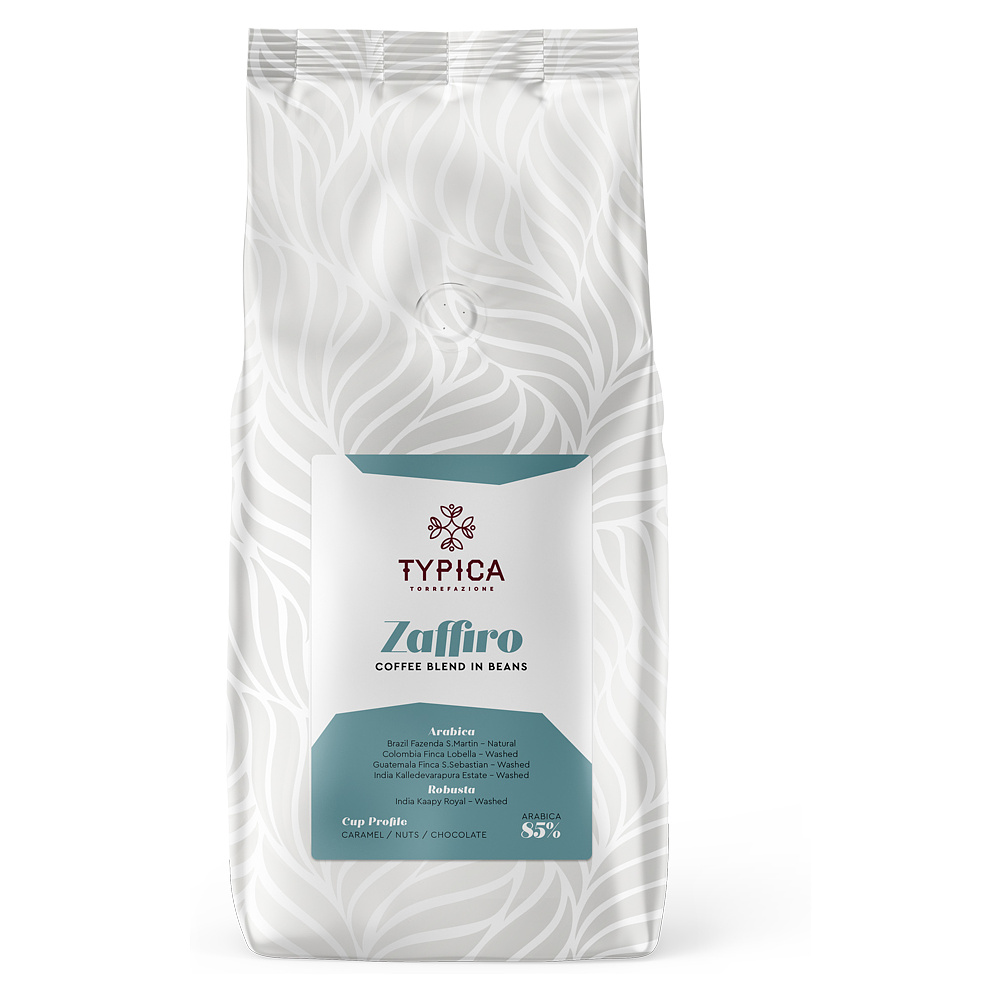 Кофе "Typica" Zaffiro, зерновой, 1000 г
