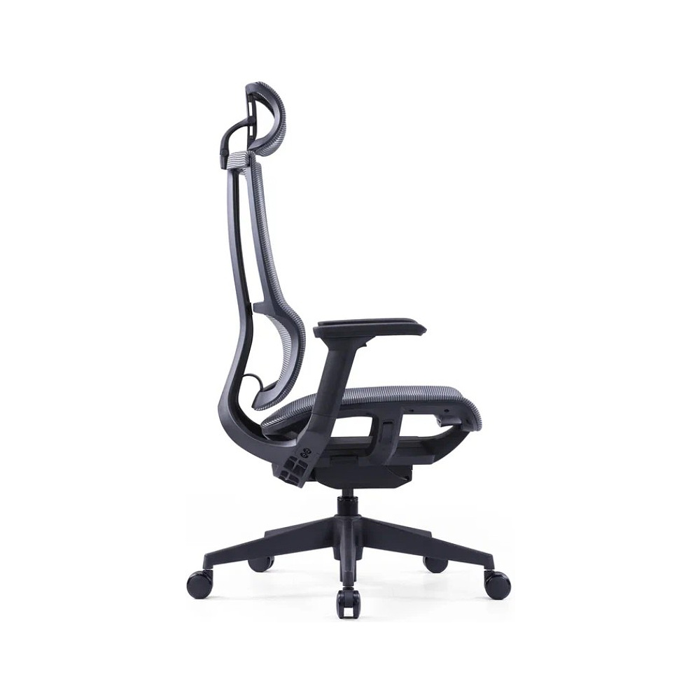 Кресло для руководителя SitZone E-303-001A-P1-BK сетка, черный - 5