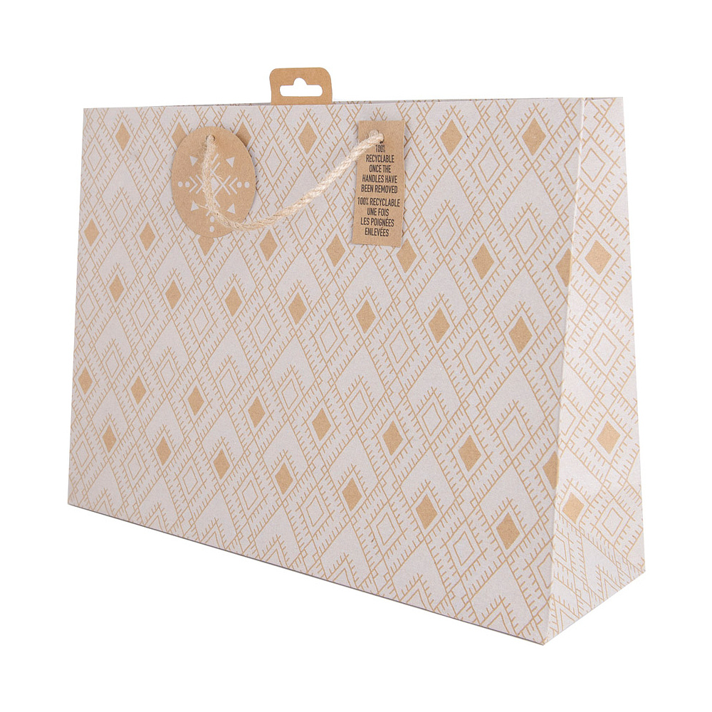 Пакет бумажный подарочный "Kraft. Tanit", 37.3x11.8x27.5 см - 3