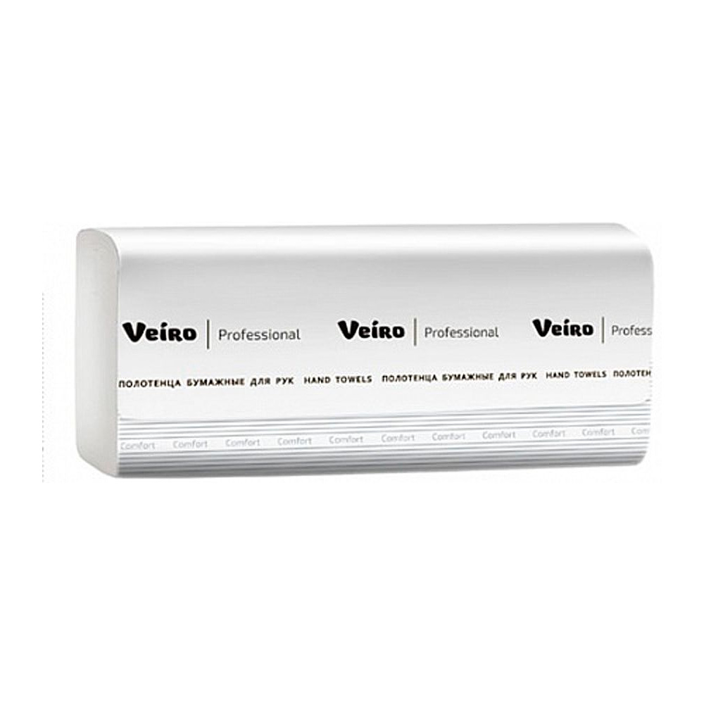 Полотенца бумажные "Veiro Professional Comfort", Z-сложение, 2 слоя, 200 листов
