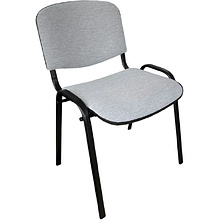 Стул офисный "Iso Black KNISA LIGHT GREY", ткань, металл, светло-серый