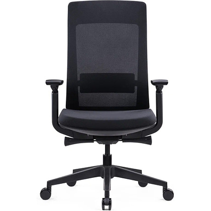 Кресло компьютерное SitZone E-VL002B, сетка, ткань, пластик, черный - 2