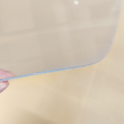 Коврик напольный защитный под кресло 1200x900x2 мм, прозрачный - 9