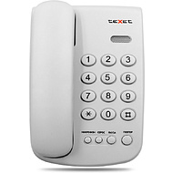 Проводной телефонный аппарат Texet TX-241, светло-серый