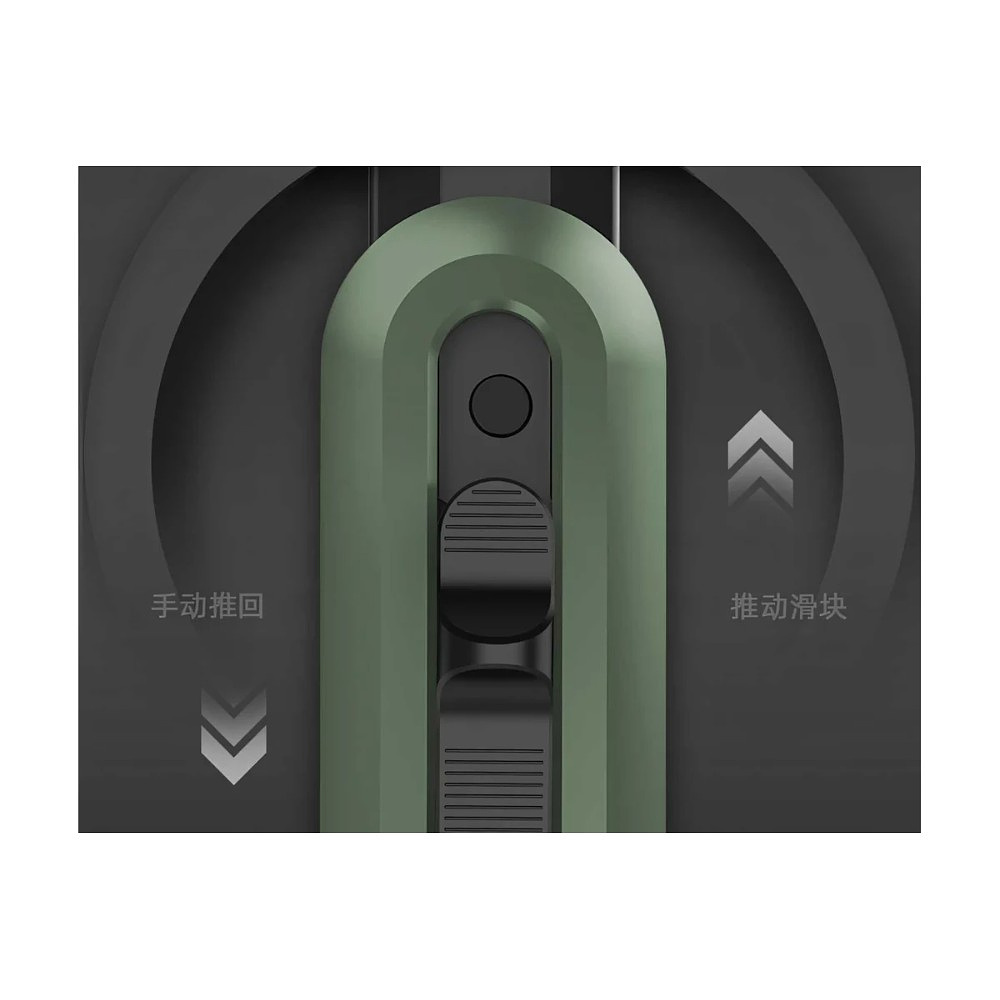 Нож строительный Deli HS EHT4018L, 18 мм, Soft Touch, зеленый - 6