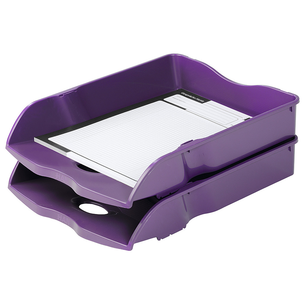 Модуль для бумаг горизонтальный "Re-Loop", фиолетовый - 2