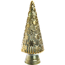Подсвечник "5909F417 Christmas Free", золотистый